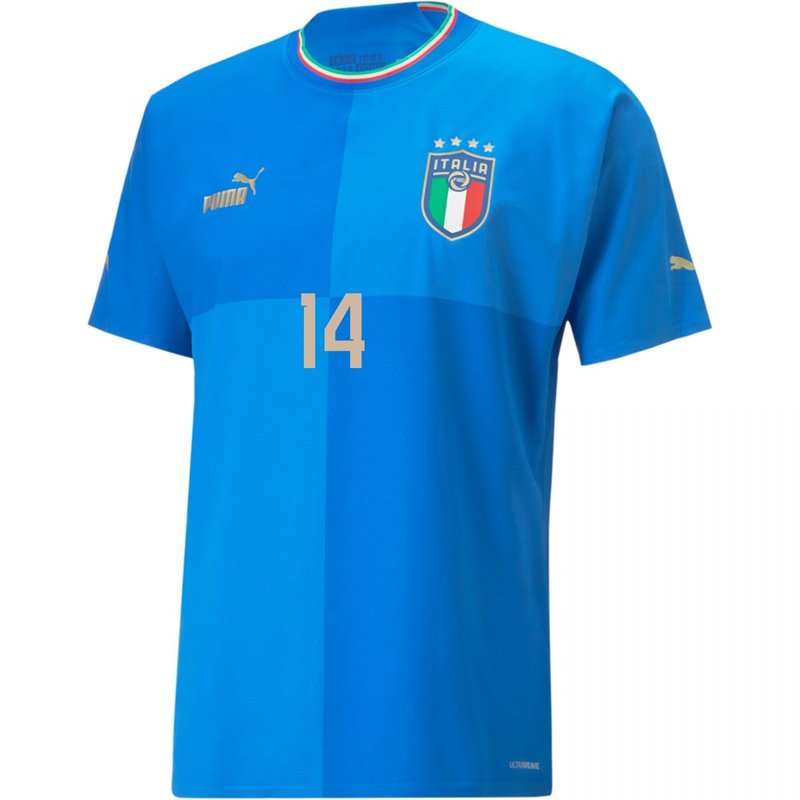 Federico Chiesa Italy 22/23 I Home Jersey - Player Version