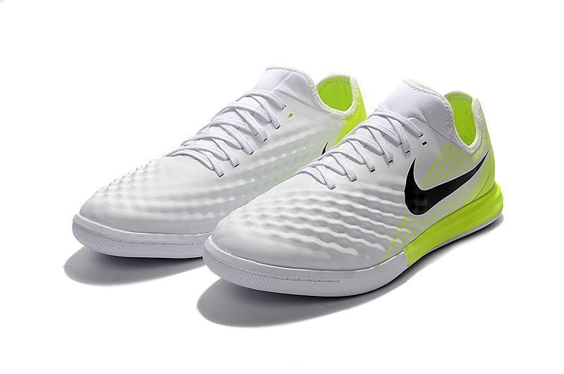 New Nike MagistaX Finale II IC Soccer Cleats Shoes White Black Volt