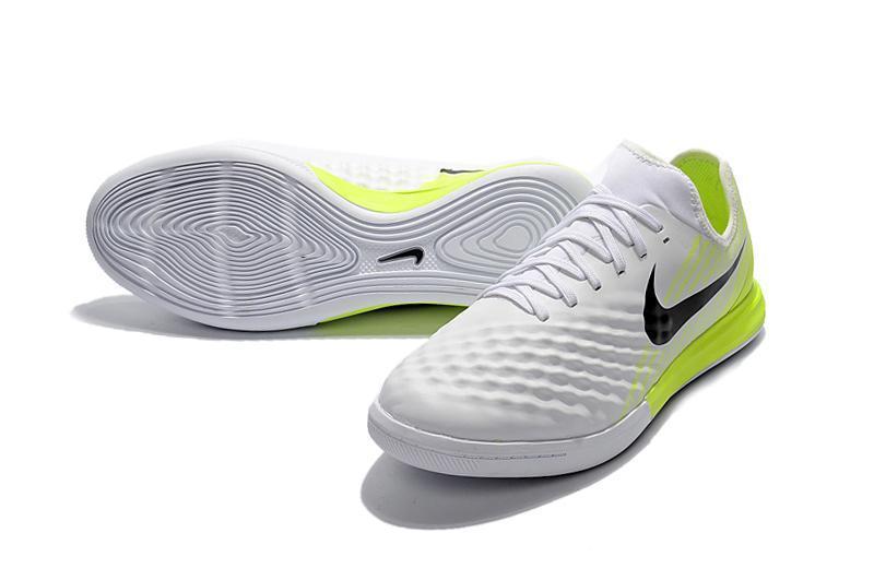 New Nike MagistaX Finale II IC Soccer Cleats Shoes White Black Volt