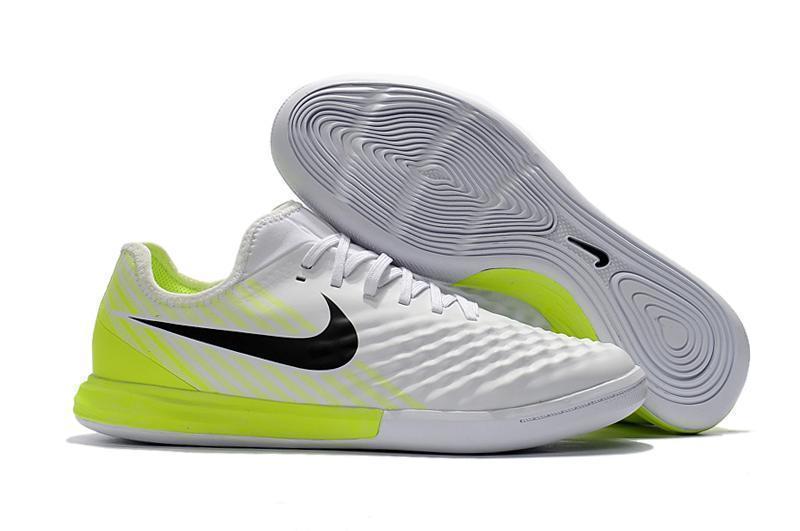 New Nike MagistaX Finale II IC Soccer Cleats Shoes White Black Volt