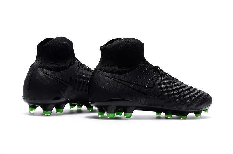 New Nike Magista Obra II FG Soccer Cleats Shoes Black Green