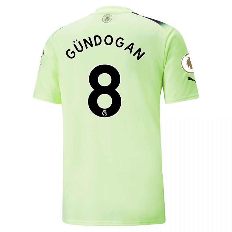 Ilkay G������������������ndo������������������an Manchester City 22/23 III Third Jersey - Fan Version