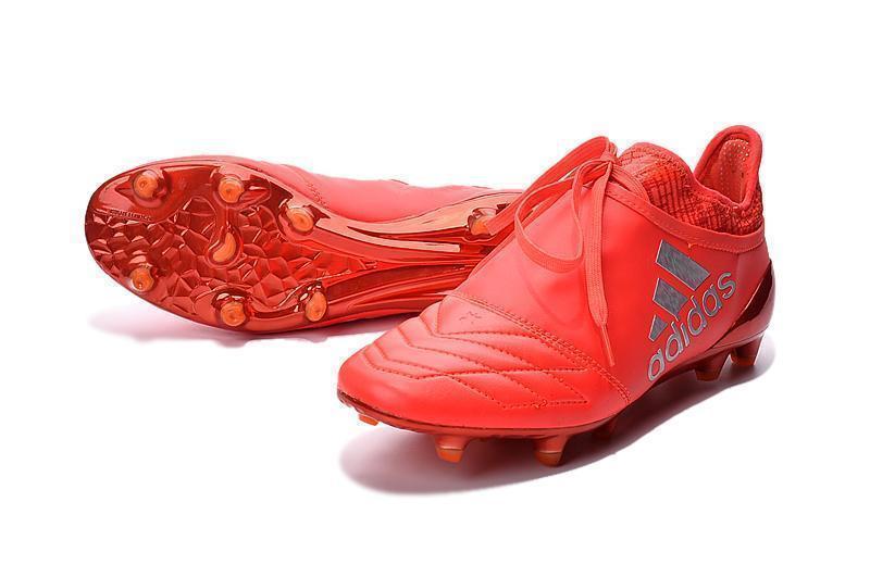 Adidas X 16+ Purechaos FG Soccer Cleats Ground Red Silver