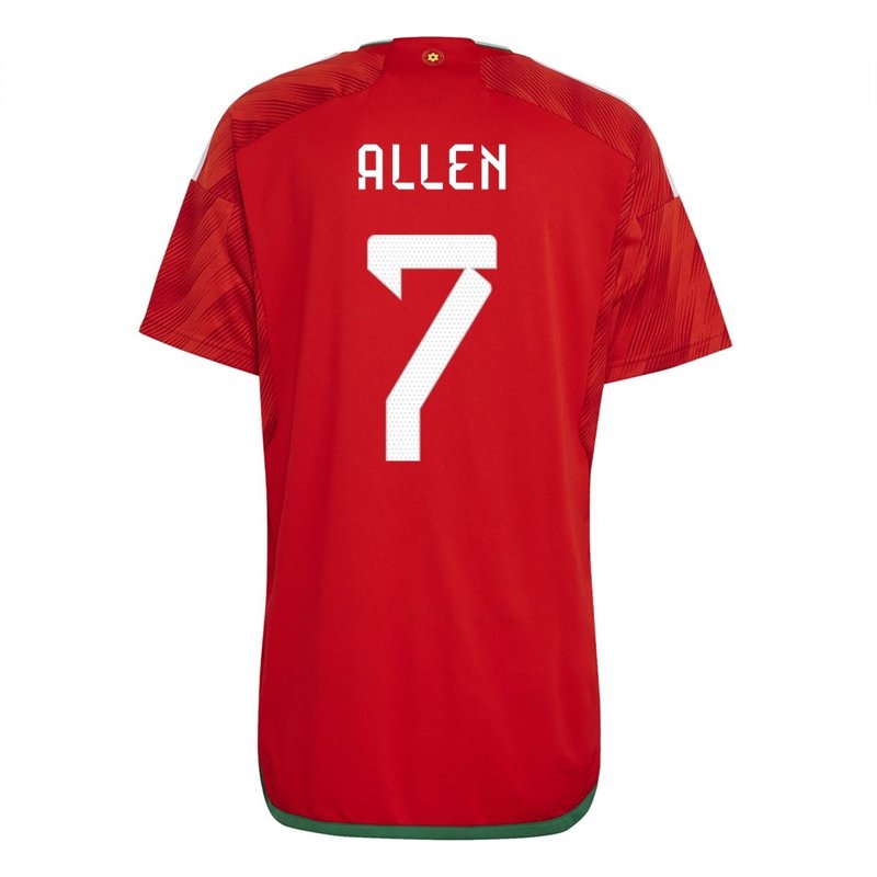 Joe Allen Wales 22/23 I Home Jersey - Fan Version