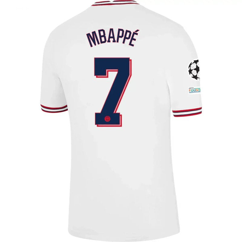 Kylian Mbapp������������������ PSG 21/22 IV Fourth Jersey - Fan Version