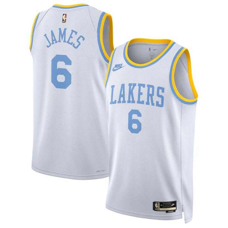 LeBron James Los Angeles Lakers 2023 White NBA Jersey - Classic Edition