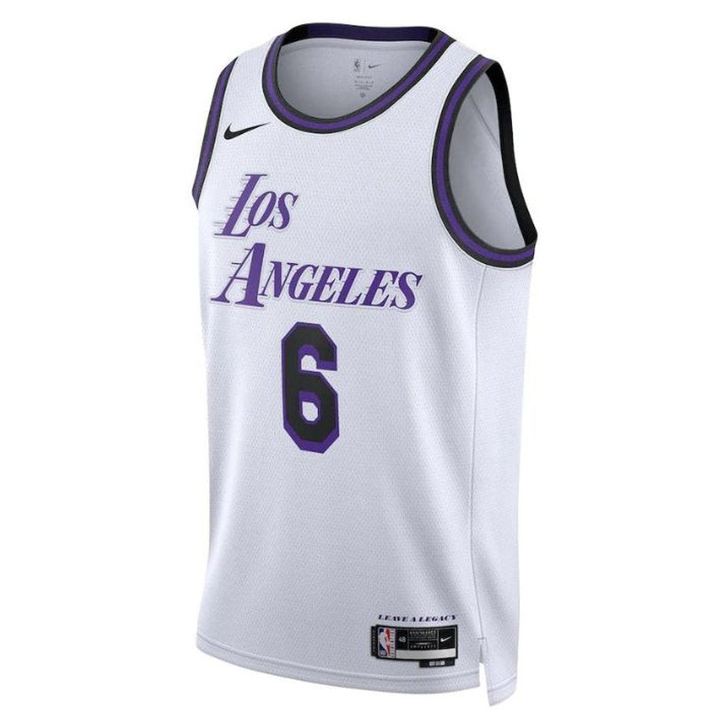 LeBron James Los Angeles Lakers Unisex 2023 NBA Jersey - City Edition - White