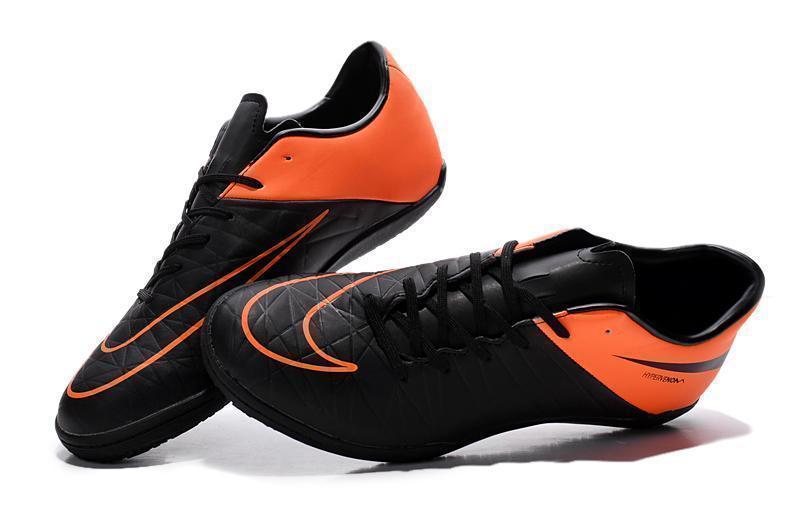 New Nike Hypervenom Phelon II IC Indoor DB0016 Soccer Cleats Shoes Black Orange