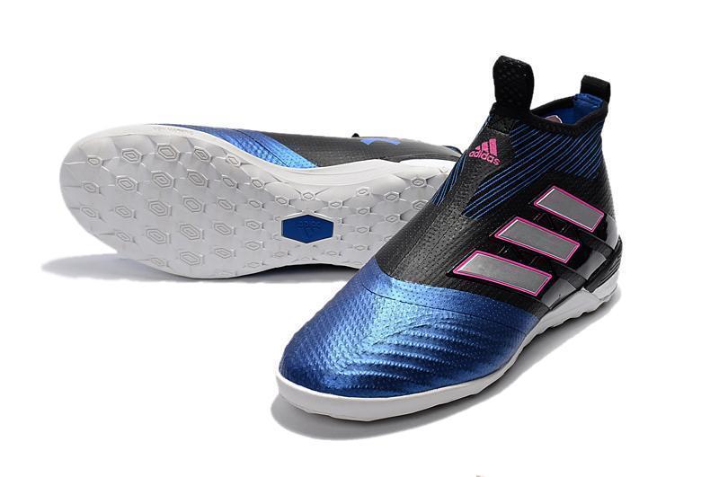 Adidas ACE Tango 17+ Purecontrol TF Soccer Cleats Core Black White Blue