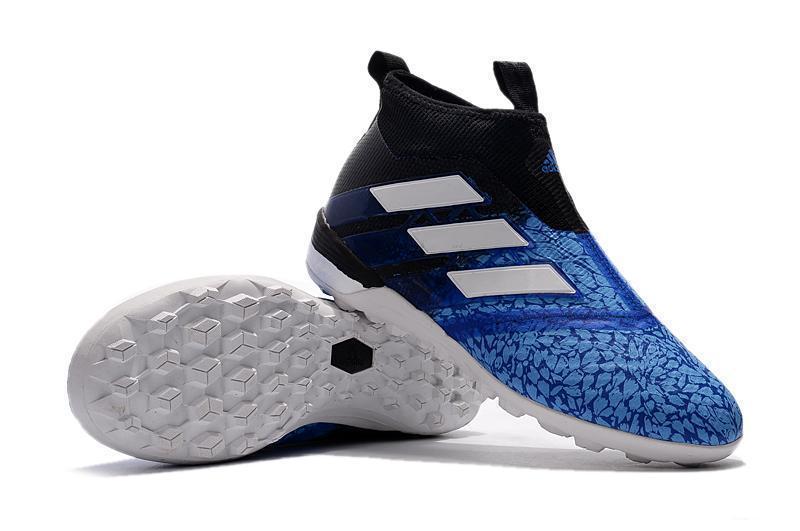 Adidas ACE Tango 17+ Purecontrol Turf Soccer Cleats Blue Crystal Black