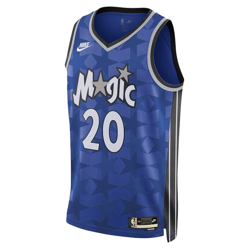 Markelle Fultz Orlando Magic Unisex 23/24 NBA Jersey��������������������������������������������� Classic Edition - Blue