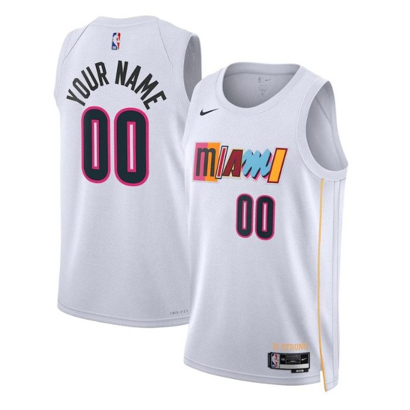 Miami Heat Unisex 2023 NBA Jersey - City Edition - White