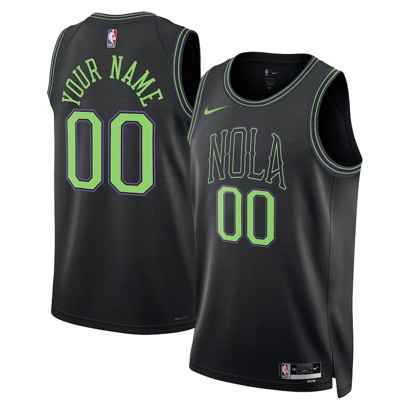 New Orleans Pelicans Unisex 23/24 NBA Jersey - Black - City Edition