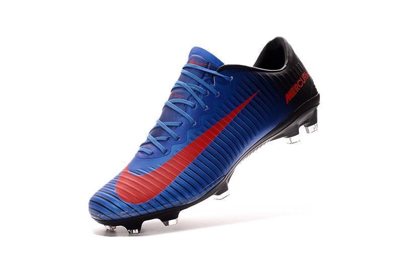 Nike Mercurial Vapor XI FG Soccer Cleats Blue Black Red