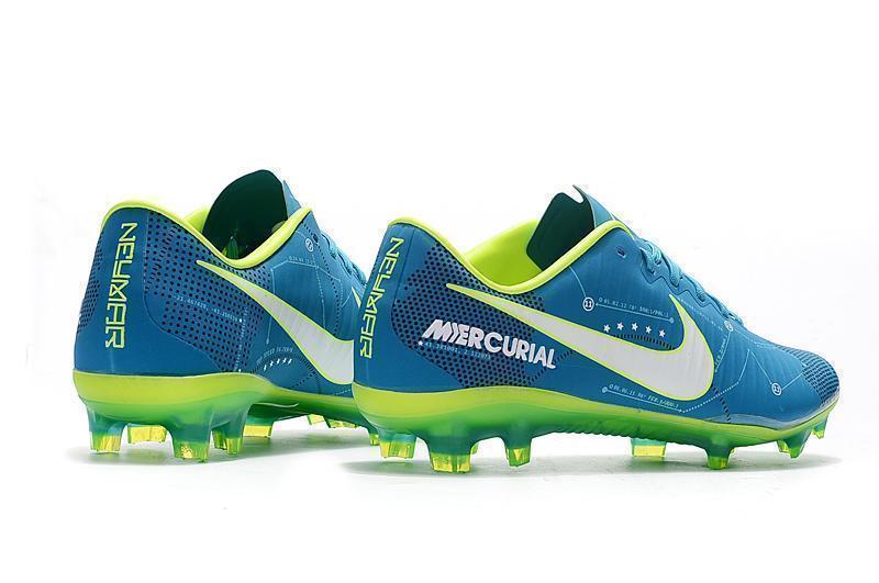 Nike Mercurial Vapor XI Neymar FG Soccer Cleats Blue Electric Green