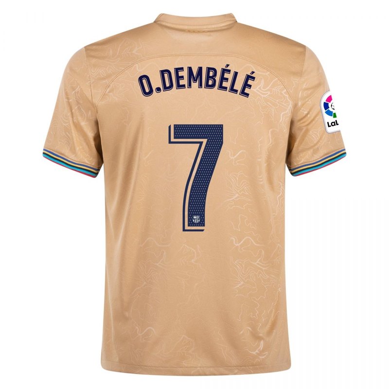 Ousmane Demb������������������l������������������ Barcelona 22/23 II Away Jersey - Fan Version