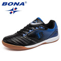 BONA New Typical Style Men Soccer Shoes Indoor Professional Cow Muscle Men Football Shoes Action Leather Fast Free Shipping