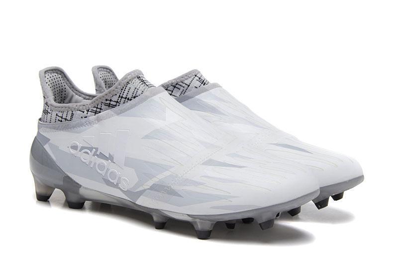 Adidas X 16+ Purechaos FG Soccer Cleats White Clear Grey Black