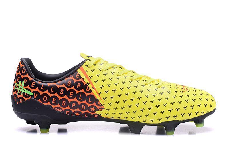 PUMA evoSPEED 17 SL-S FG Soccer Cleats Yellow Black Orange