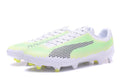 PUMA evoSPEED 17 FG Soccer Cleats White Grass Green Black