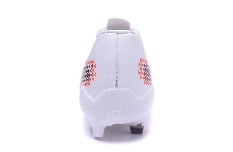 PUMA evoSPEED 17 FG Soccer Cleats White Orange Black Yellow