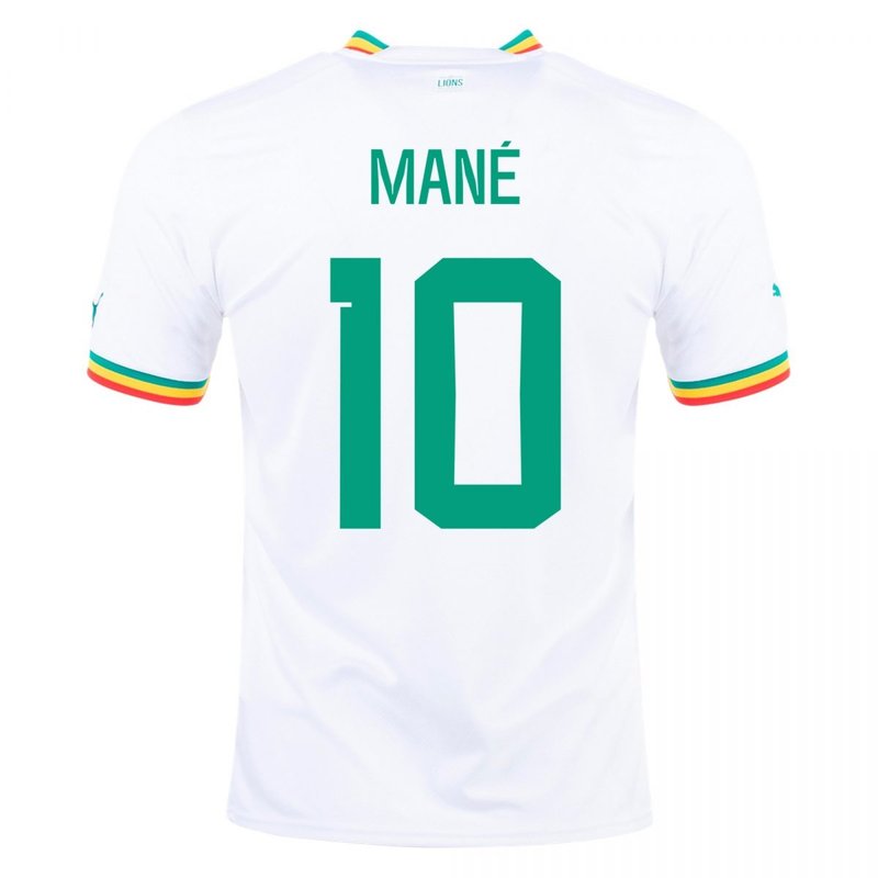 Sadio Man������������������ 22/23 Senegal I Home Jersey - Fan Version