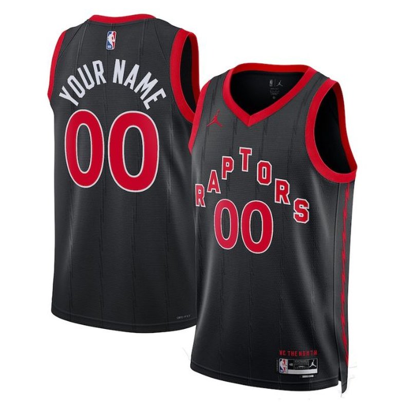 Toronto Raptors Unisex 2023 NBA Jersey - Statement Edition - Black