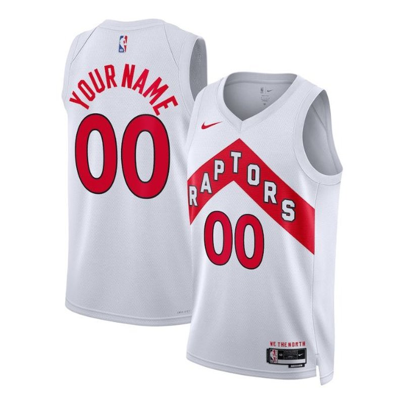 Toronto Raptors Unisex 2023 White NBA Jersey - Association Edition