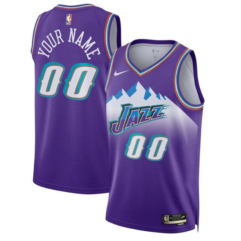 Utah Jazz Unisex 2023 NBA Jersey - Classic Edition - Purple