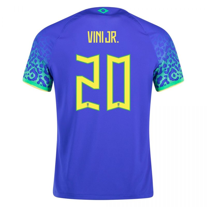 Vinicius Jr. Brazil 22/23 II Away Jersey - Fan Version