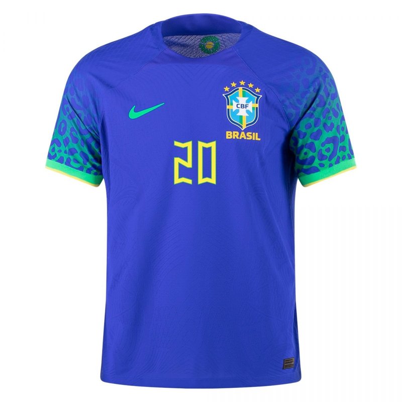 Vinicius Jr. Brazil 22/23 II Away Jersey - Player Version