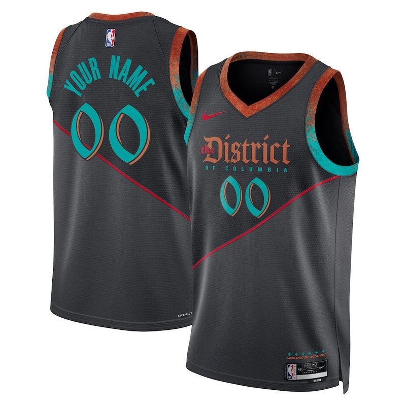 Washington Wizards Unisex 23/24 NBA Jersey - Black - City Edition