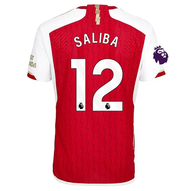 William Saliba Arsenal 23/24 I Home Jersey - Player Version