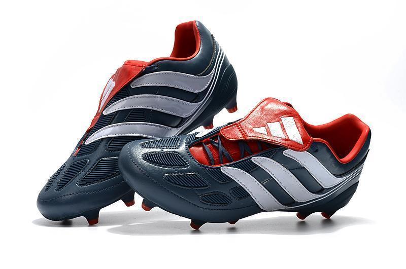 New Adidas Predator FG Soccer Cleats Shoes Blue Red White