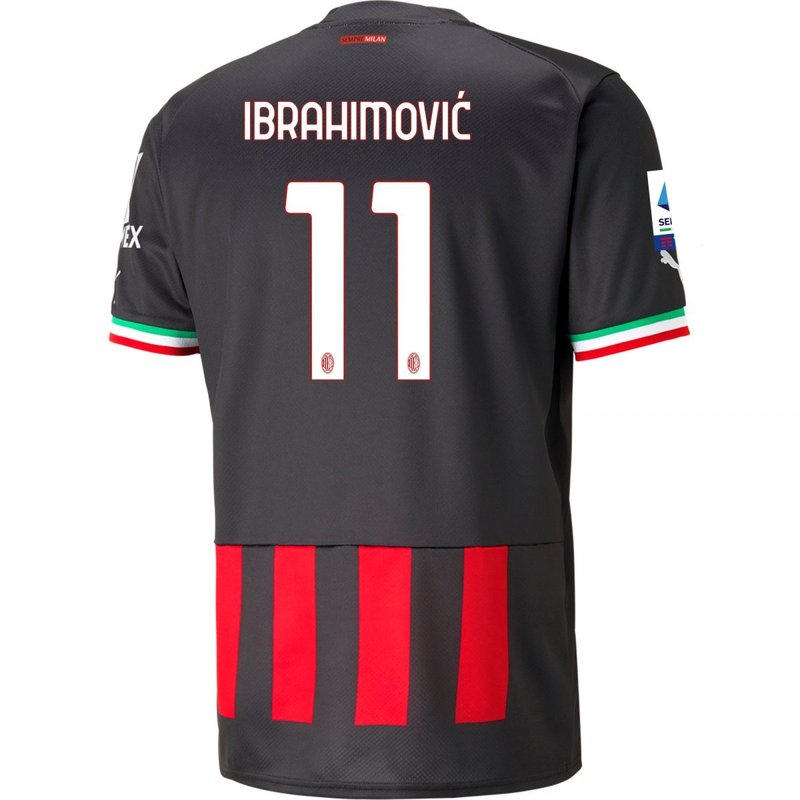 Zlatan Ibrahimovi������������������ AC Milan 22/23 I Home Jersey - Fan Version