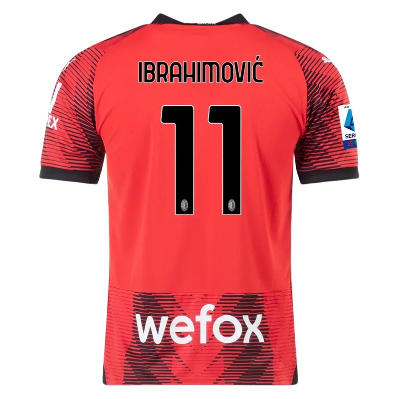 Zlatan Ibrahimovi������������������ AC Milan 23/24 I Home Jersey - Fan Version