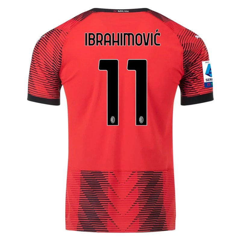 Zlatan Ibrahimovi������������������ AC Milan 23/24 I Home Jersey - Player Version