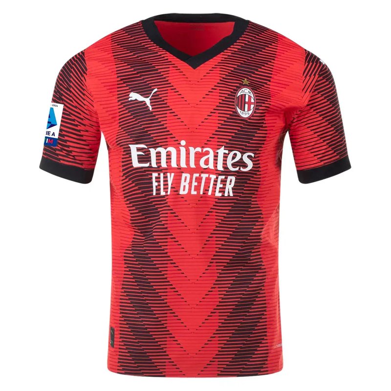 Zlatan Ibrahimovi������������������ AC Milan 23/24 I Home Jersey - Player Version