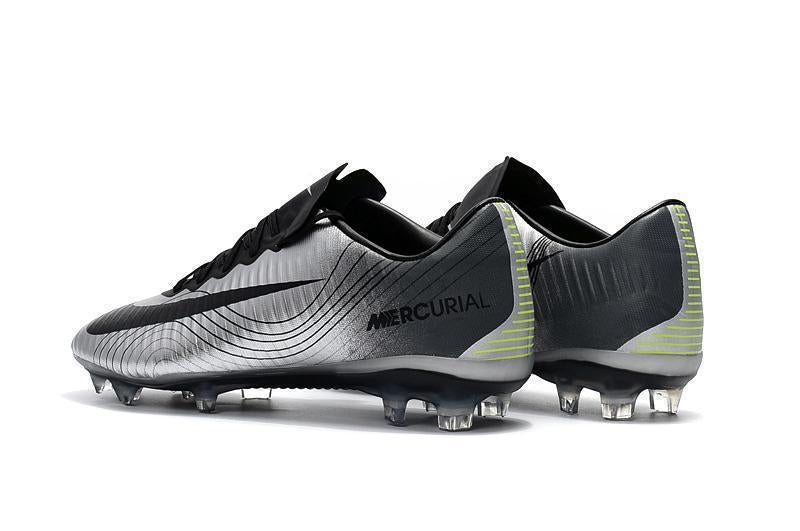 Nike Mercurial Vapor XI FG Soccer Cleats Silver Black