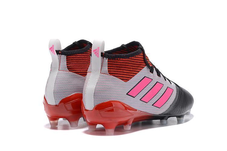 Adidas ACE 17.1 Primeknit Soccer Cleats Red White Pink Black