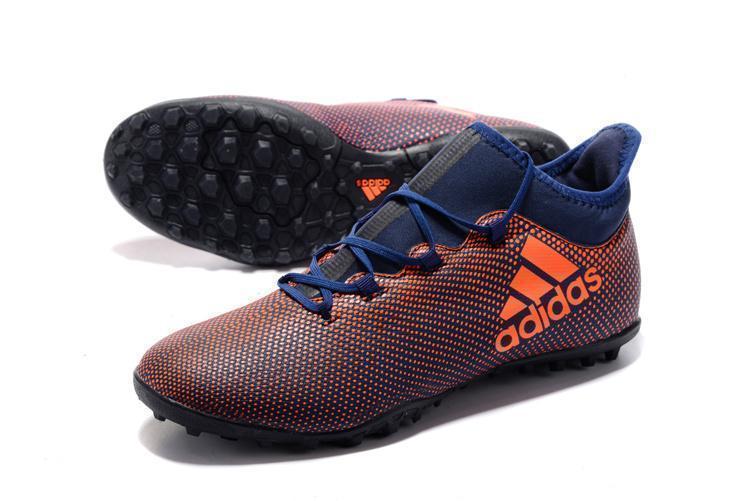 Adidas X Tango 17.3 Turf Soccer Cleats Purple Crimson Deep Blue