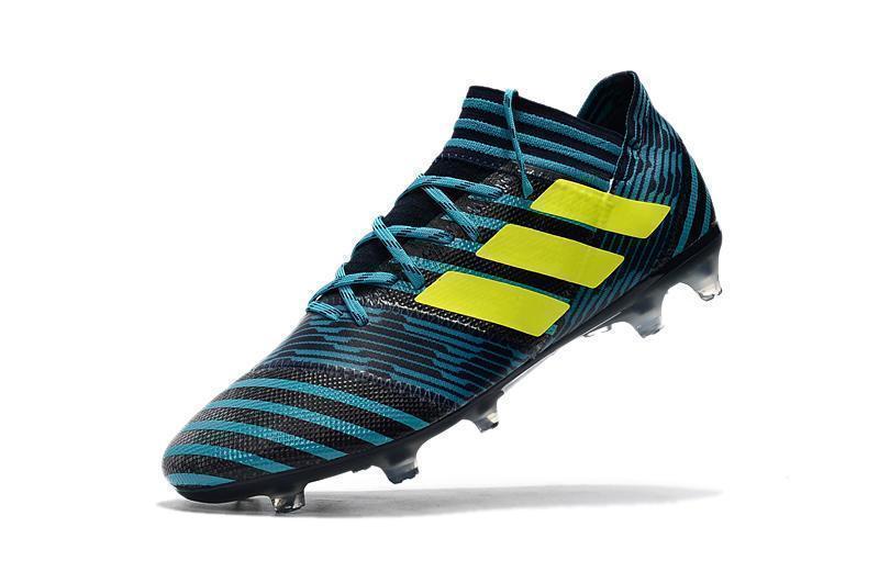 New Adidas Nemeziz Messi 17+ 360 Agility FG Soccer Cleats Shoes Black Blue Yellow