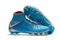 Nike Hypervenom Phantom III DF FG Soccer Cleats Total Blue White