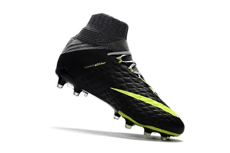 Nike Hypervenom Phantom III DF FG Soccer Cleats Midnight Fog Black