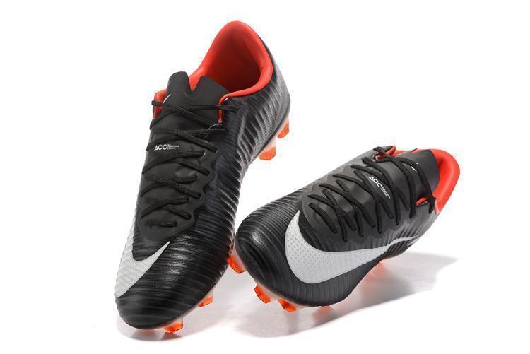 Nike Mercurial Vapor XI FG Soccer Cleats Black White Red